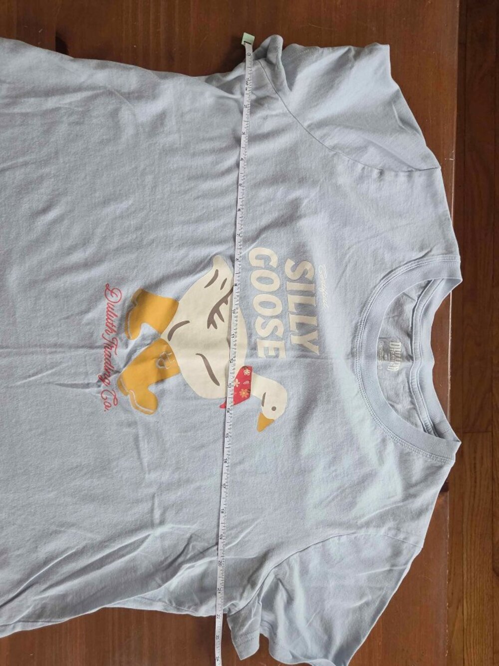 Duluth Trading Silly Goose Baby Blue Lightweight Longtail T-Shirt XL Extra Large - Picture 8 of 9